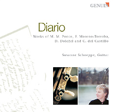 CD album cover 'Diario' (GMP 04501) with Susanne Schoeppe