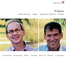 CD album cover 'Tribute' (GEN 04040) with Don Bailey, Donald Sulzen