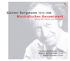 CD album cover 'Günter Bergmann: Musikalisches Gesamtwerk' (GEN 03011) with Sabine Roderburg, Andrea Bärenfänger ...