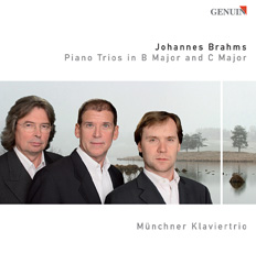 CD album cover 'Johannes Brahms' (GEN 89137) with Mnchner Klaviertrio