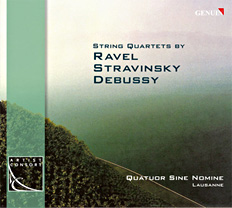 CD album cover 'Streichquartette ' (GEN 89141 ) with Quatuor Sine Nomine