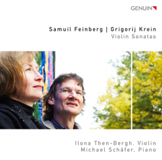 CD album cover 'Grigorij Krein. Samuil Feinberg' (GEN 11203) with Michael Schfer, Ilona Then-Bergh