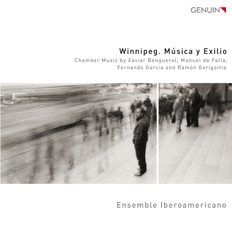 CD album cover 'Winnipeg. Msica y Exilio' (GEN 13281) with Ensemble Iberoamericano