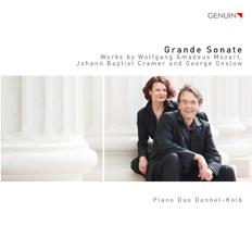 CD album cover 'Grande Sonate' (GEN 13286) with Piano Duo Danhel-Kolb
