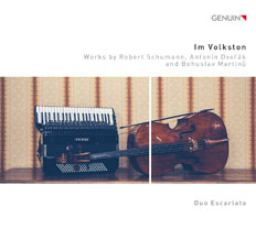 CD album cover 'Im Volkston' (GEN 14303) with Duo Escarlata