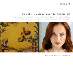 CD album cover 'En sol - Musique pour le Roi-Soleil' (GEN 15352) with Rebecca Maurer