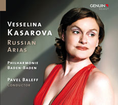 CD album cover 'Russian Arias' (GEN 15378) with Vesselina Kasarova, Philharmonie Baden-Baden, Pavel Baleff