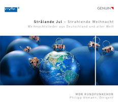 CD album cover 'Strlande Jul - Radiant Christmas' (GEN 15381) with MDR-Rundfunkchor, Philipp Ahmann