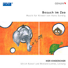 CD album cover 'Besuch im Zoo' (GEN 16442) with MDR-Kinderchor, Ulrich Kaiser, Wieland Lemke ...