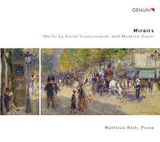 CD album cover 'Miroirs' (GEN 18627) with Matthias Roth