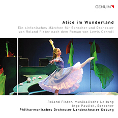 CD album cover 'Alice in Wonderland' (GEN 18623) with Roland Fister ...