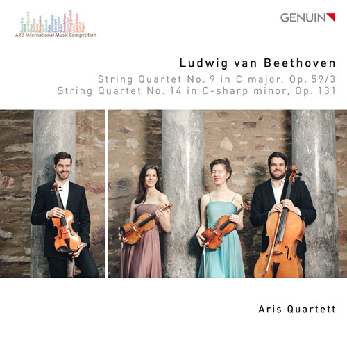 CD album cover 'Ludwig van Beethoven: String Quartets' (GEN 17478) with Aris Quartett