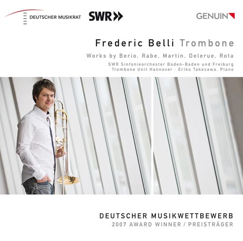 CD album cover 'Frederic Belli: Trombone' (GEN 11188 ) with Frederic Belli ...