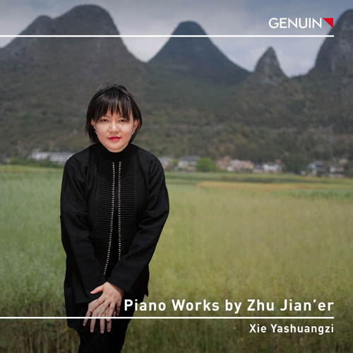 CD album cover 'Klavierwerke von Zhu Jian'er' (GEN 24866) with Yashuangzi Xie