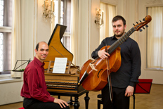Bachpreisträger Paolo Bonomini, Jean-Christophe Dijoux und Evgeny Sviridov beim Bachfest Leipzig
