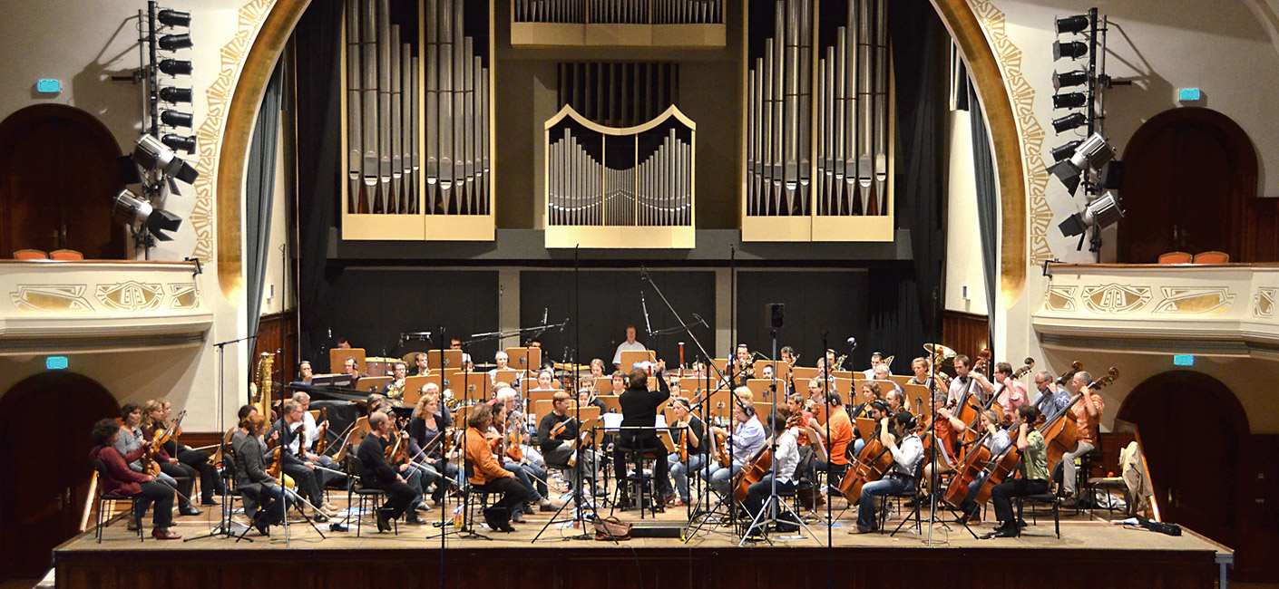 Soundtrack-Aufnahmen mit der Staatskapelle Jena im Volkshaus Jena