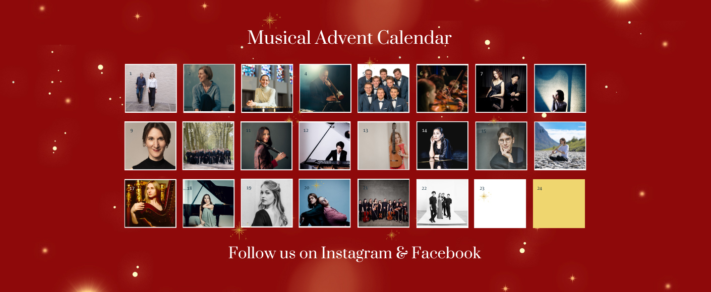 Nicht verpassen! Unser musikalischer Adventskalender startet am 01.12.2025 auf Instagram und Facebook