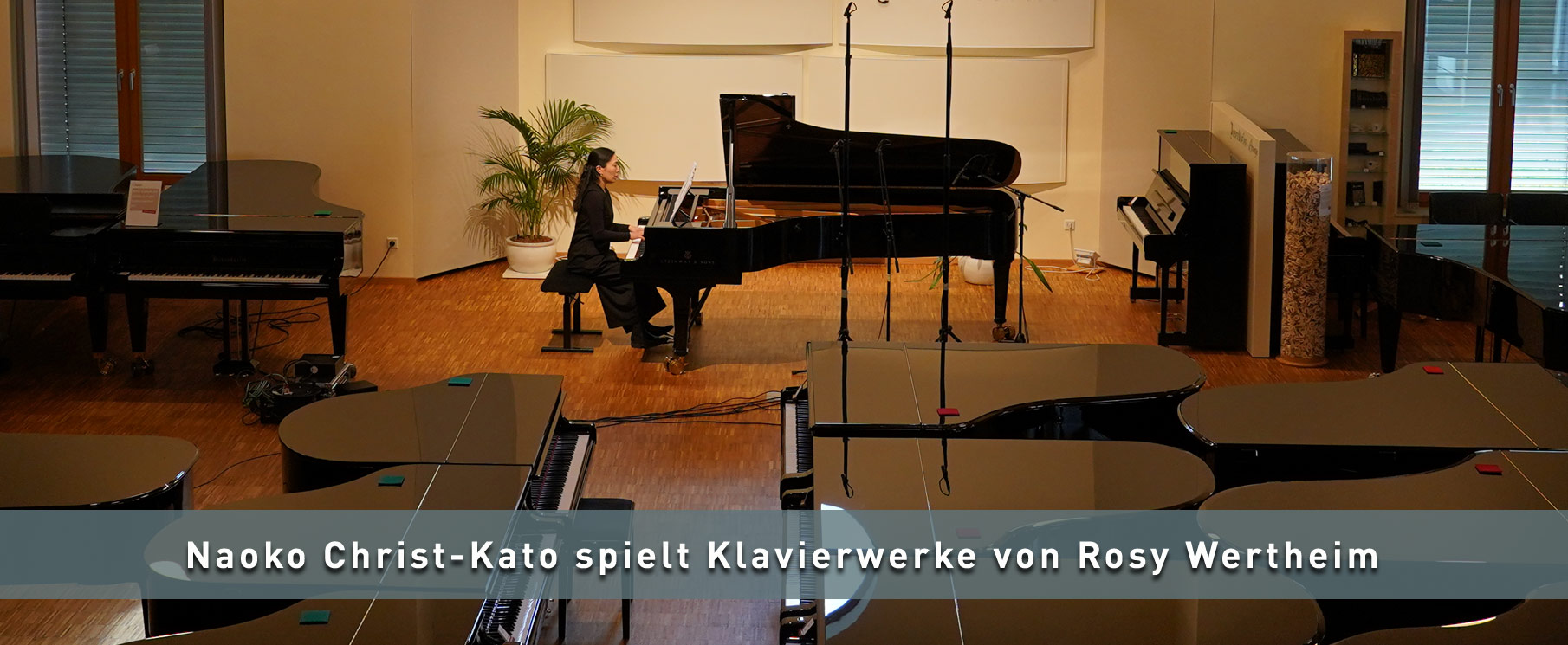 Album-Release-Tour der Pianistin Naoko Christ-Kato mit Klavierwerken von Rosy Wertheim