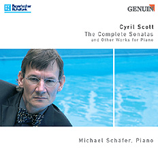 CD album cover 'Cyril Scott' (GEN 85049) with Michael Schäfer