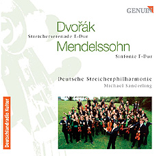 Deutsche Streicherphilharmonie CD album cover 'Deutsche Streicherphilharmonie' (GEN 85513) with Deutsche Streicherphilharmonie, Michael Sanderling