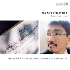 CD album cover 'Les yeux clos' (GEN 03027) with Takuhiro Murayama