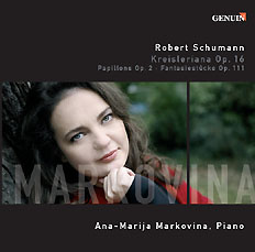 CD album cover 'Robert Schumann' (GEN 86058) with Ana-Marija Markovina