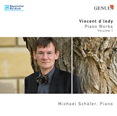 CD album cover 'Vincent d’Indy' (GEN 87083) with Michael Schäfer