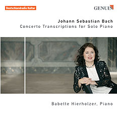CD album cover 'Johann Sebastian Bach' (GEN 87088) with Babette Hierholzer