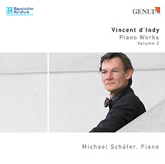 CD album cover 'Vincent d’ Indy' (GEN 87101) with Michael Schäfer