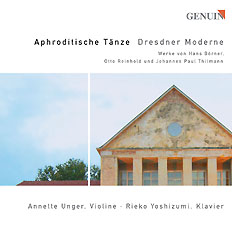 CD album cover 'Aphroditische Tnze' (GEN 87107 ) with Annette Unger, Rieko Yoshizumi
