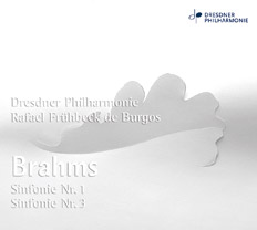 CD album cover 'Brahms' (GEN 87100) with Dresdner Philharmonie, Rafael Fr�hbeck de Burgos