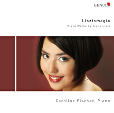 CD album cover 'Lisztomagia' (GEN 89147) with Caroline Fischer