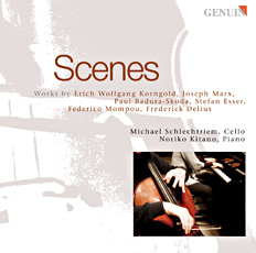 CD album cover 'Scenes' (GEN 89529) with Noriko Kitano, Michael Schlechtriem