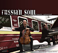 CD album cover 'russian soul' (GEN 89150 ) with cello project - Eckart Runge, Jacques Ammon
