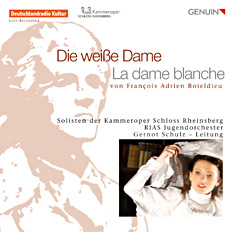 CD album cover 'Die weiße Dame / La dame blanche' (GEN 10534 ) with Kammeroper Schloß Rheinsberg ...