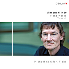 CD album cover 'Vincent d'Indy (1851-1931)' (GEN 10178) with Michael Schäfer