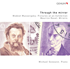 Through the mirror CD album cover 'Through the mirror' (GEN 10179) with Michael Seewann