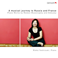A Musical Journey to Russia and France CD album cover 'A Musical Journey to Russia and France' (GEN 11199 ) with Rieko Yoshizumi