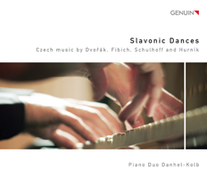 CD album cover 'Slawische Tnze' (GEN 12237) with Piano Duo Danhel-Kolb