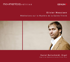Olivier Messiaen (1908-1992) CD album cover 'Olivier Messiaen (1908-1992)' (GEN 13276) with Daniel Beilschmidt