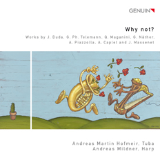 CD album cover 'Why not?' (GEN 13278) with Andreas Martin Hofmeir, Andreas Mildner