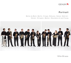 CD album cover 'Portrait' (GEN 13294) with 10forBrass