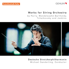Werke für Streichorchester CD album cover 'Werke für Streichorchester' (GEN 13277) with Deutsche Streicherphilharmonie, Michael Sanderling