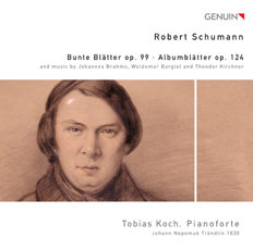 CD album cover 'Robert Schumann' (GEN 13285) with Tobias Koch