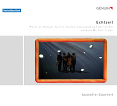 CD album cover 'Echtzeit' (GEN 13292) with Asasello-Quartett