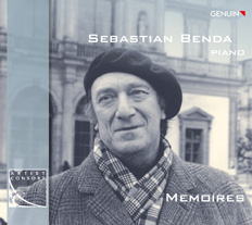 CD album cover 'Memoires' (GEN 13283) with Sebastian Benda