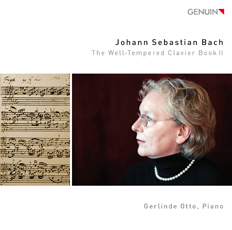 CD album cover 'Johann Sebastian Bach' (GEN 14308) with Gerlinde Otto