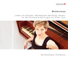 CD album cover 'Winterreise' (GEN 14322) with Els Biesemans