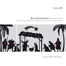 CD album cover 'Bis willekommen' (GEN 14314) with Ensemble Nobiles