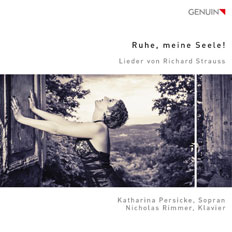CD album cover 'Ruhe, meine Seele!' (GEN 15379) with Katharina Persicke, Nicholas Rimmer